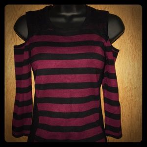 NWT BCBX cold shoulder top